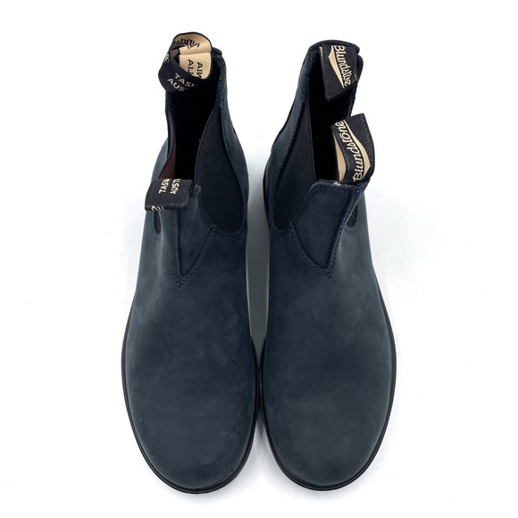 Blundstone Men's Boots in Navy and Black - Picture 2 of 8